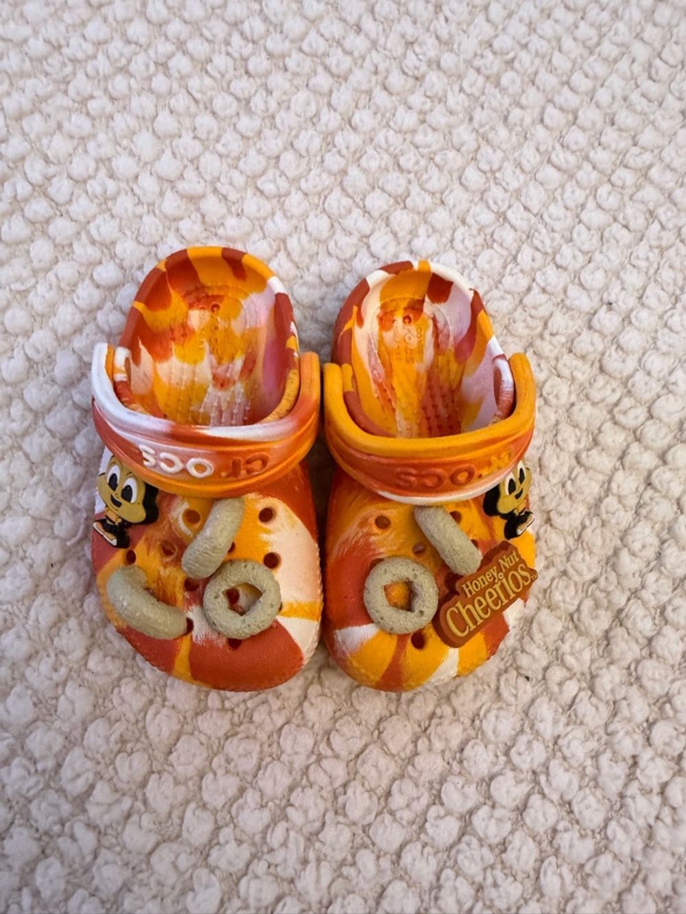 Crocs Kids Honey Nut Cheerios Orange Clog Shoes